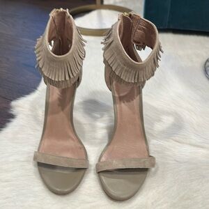 Joie faux suede heel